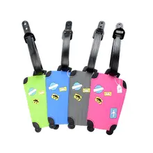 1 шт. багажные бирки для путешествий, для конфет, цветная английская буква, багажная этикетка, ремень, чемодан, имя, ID адрес, ярлыки, багажные ярлыки