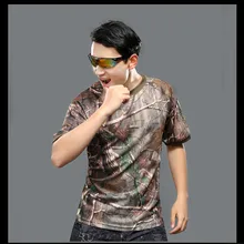 15 цветов Мужская камуфляжная футболка быстросохнущие Военная Униформа тактика спортивные мужские и женские треккинг Восхождение Кемпинг 1 карман короткий рукав футболки