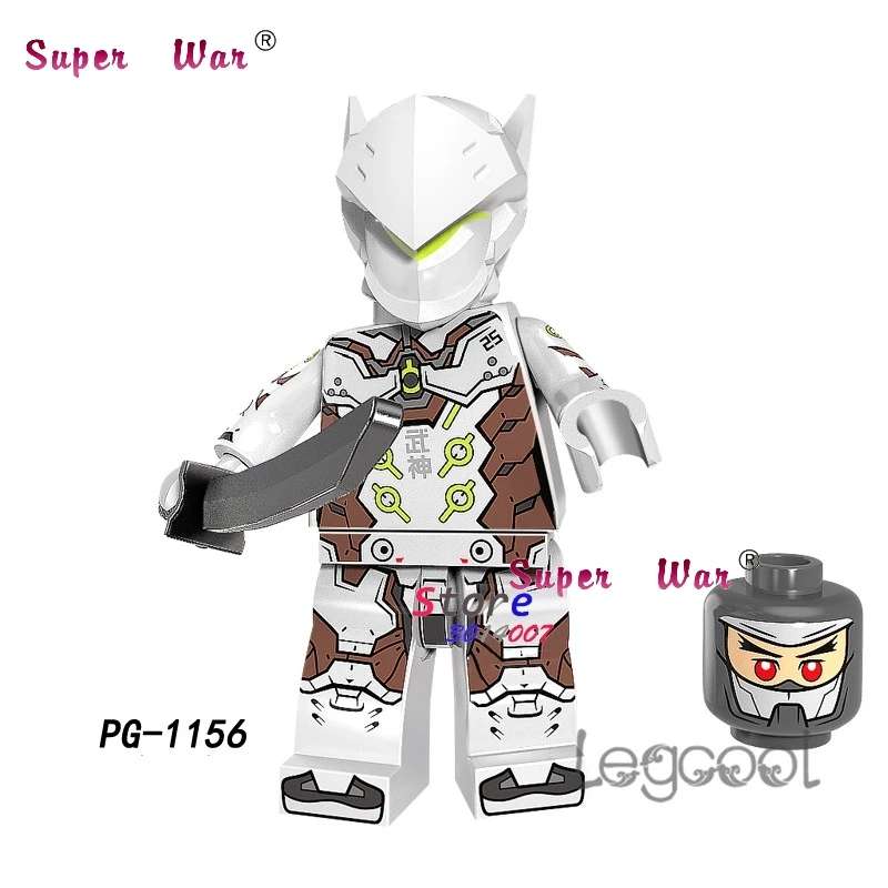 1PCS model building blocks action superheroes Overwatch