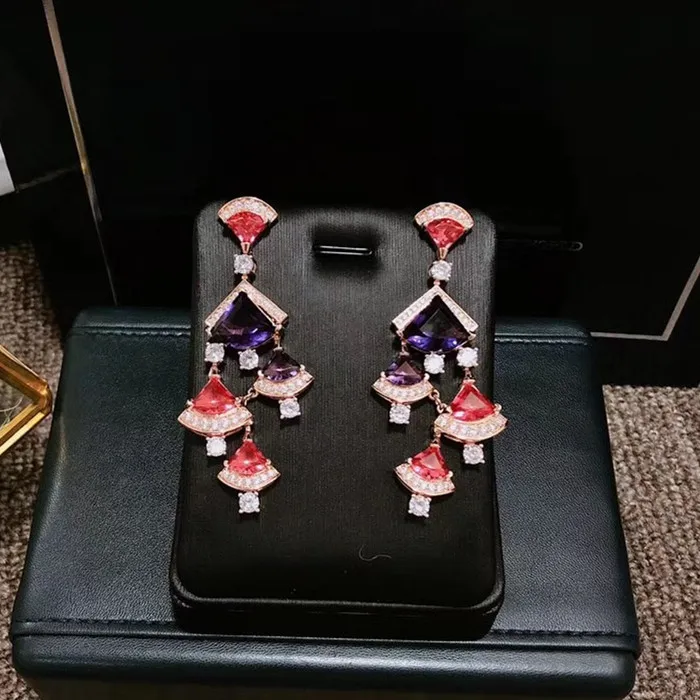 

Designer Fashion Copper Jewelry 3A Cubic Zirconia Party Earring