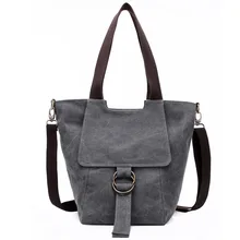 K-851 Wholesale 2017 New Fashion European style Canvas Shoulder Bag ladies Bag Motorcycle Bags Women handbags