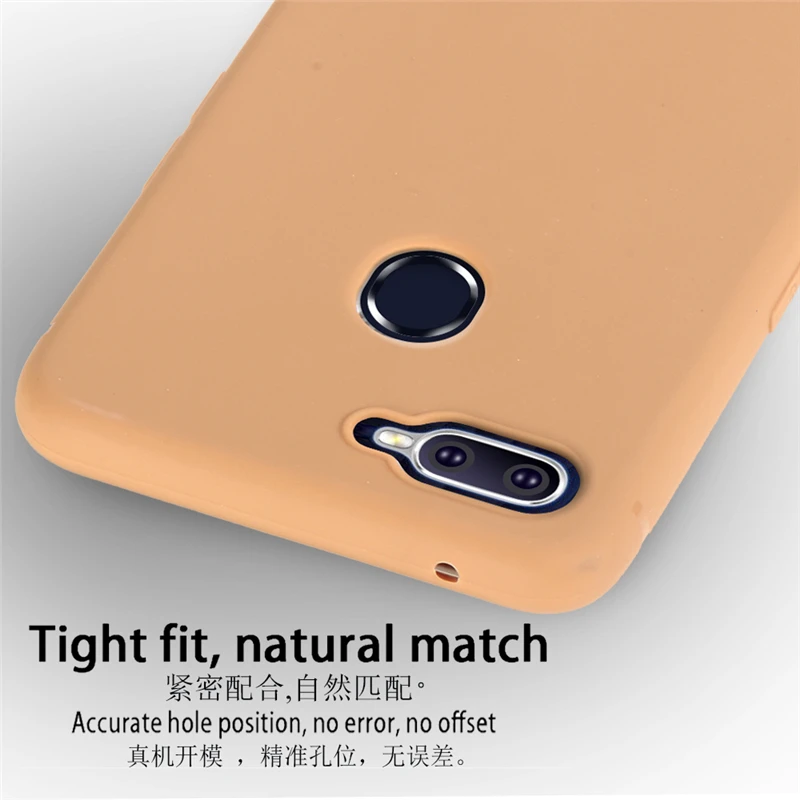 Чехол для OPPO F9 матовый мягкий чехол телефона из ТПУ F9|Бамперы| |