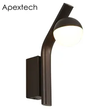 Apextech, скандинавский стиль, светодиодный настенный светильник, креативный, для дома, декоративный светильник, для кровати, комнаты, прикроватный, Ночной светильник, для коридора, для чтения, настенный светильник