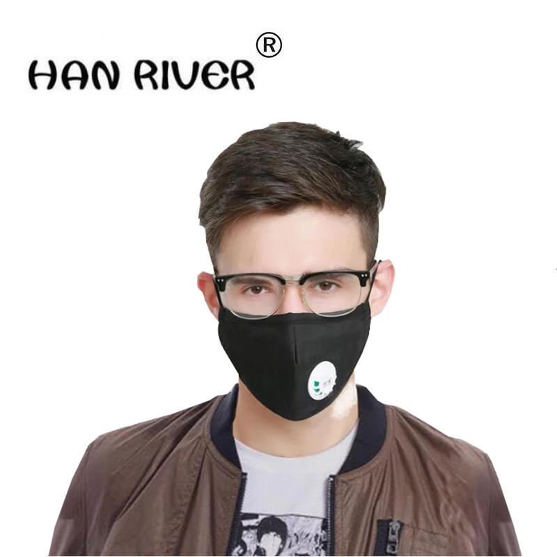 

Fashion Washable PM2.5 Mouth Mask Adjustable anti dust mask Activated carbon filter Windproof Mouth-muffle bacteria Face masks