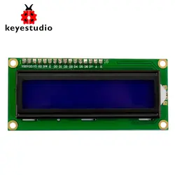 Keyestudio легко RJ11 I2C 1602 ЖК-дисплей модуль-180 градусов Интерфейс для Arduino стволовых