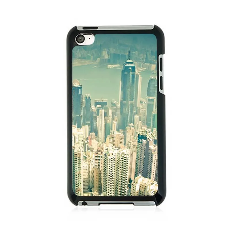 Hong Kong landscape plan Desgin Plastic Cover Case for iPod Touch 4 |