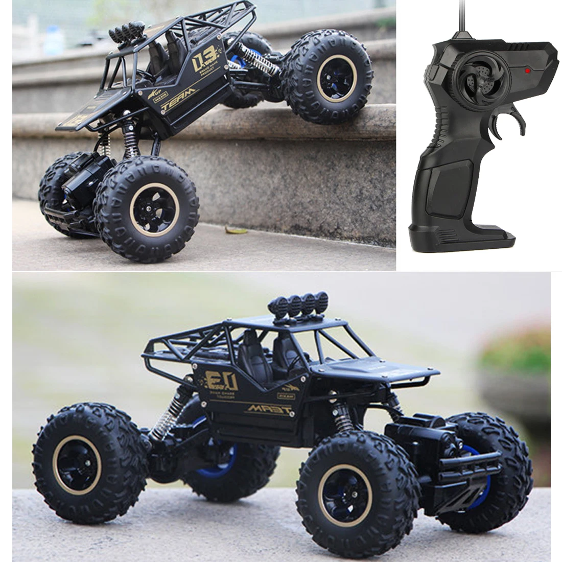 1:16 2,4G 4WD 50 метров радиоуправляемая дистанционная альпинистская машина Радиоуправляемый пульт дистанционного управления двойной двигатель внедорожник монстр грузовик модель игрушки для детей