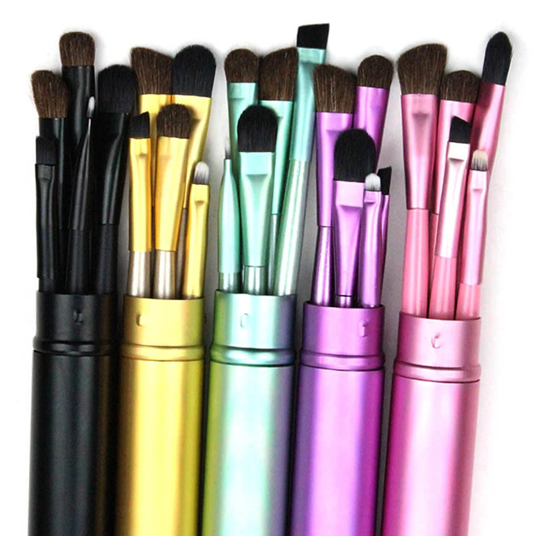 

Best selling 5Pcs Eye Makeup Brushes Set Eyeshadow Eyebrow Lipbrush Eyeliner Powder Professional Cosmetic Brush Tool