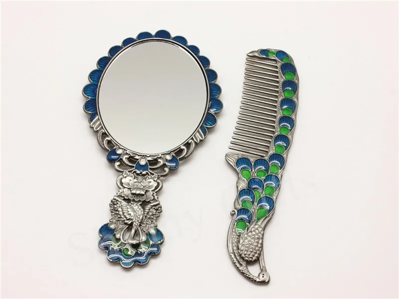 Peacock mirror comb sets (14)