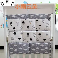 Акция! Мультфильм 62*52 см Подгузники Организатор Детская кровать висит сумка Портативный хранения постельные принадлежности