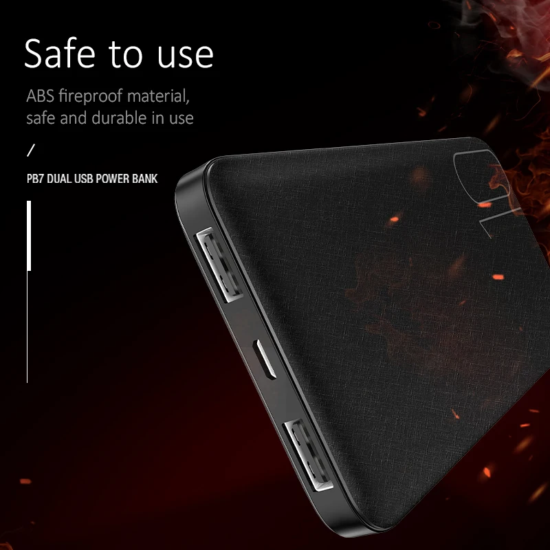 USAMS Slim 10000 mAh Power Bank,Ultra-thin Powerbank External Battery 10000mah for iPhone Xiaomi Power Bank Mobile Phone Charger USAMS Slim 10000 mAh Power Bank,Ultra-thin Powerbank External Battery 10000mah for iPhone Xiaomi Power Bank Mobile Phone Charger
