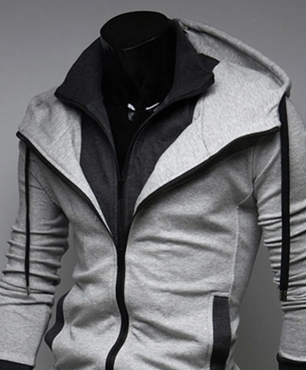 

Zogaa Men Windbreaker Coat Casual Cardigan Sweater Jacket Plus Size S-3XL Zipper Streetwear Mens Jackets and Coats Hot Sale 2019