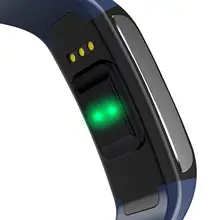 CK18S azul cor de fundo da frequência cardíaca Do Bluetooth inteligente pulseira dinâmico esportes pulseira