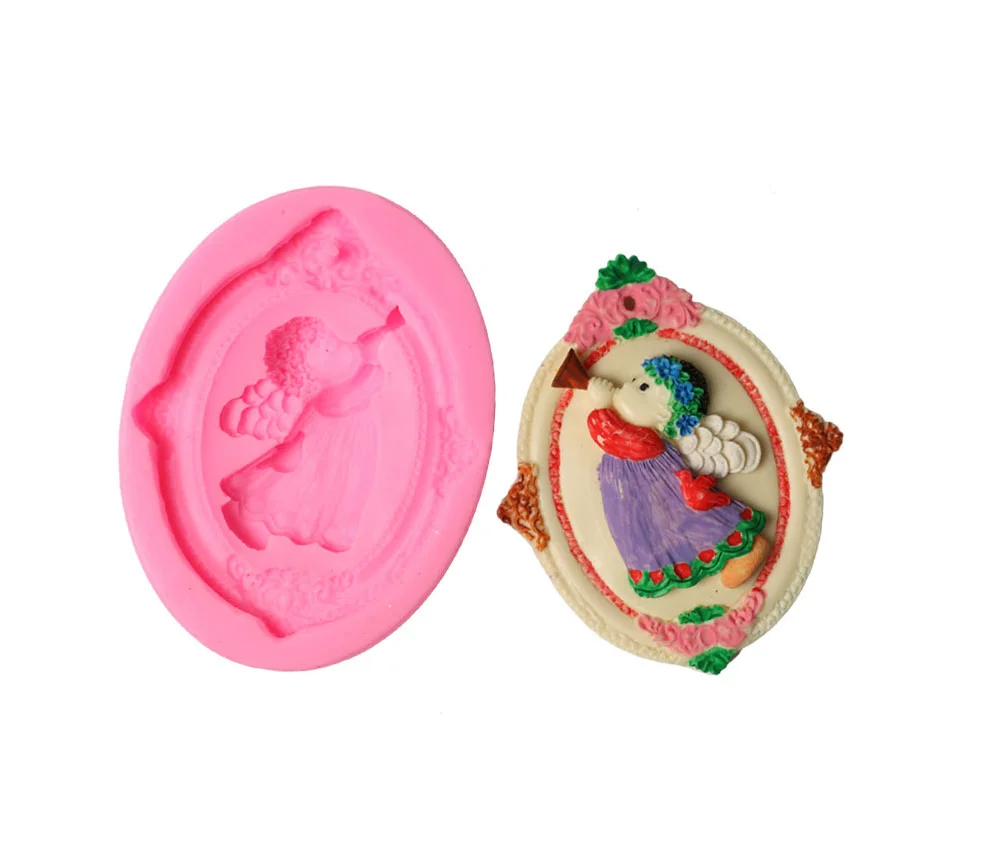 3D Angel Cupid Silicone Mold Fondant Cake Decoration Tools Wings Decorative Cake Mold for Baking Pastry Sugarcraft mold 279 (12)