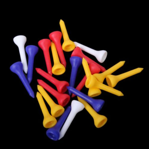 100 шт. 3,5 мм Пластик Ти для гольфа(смешанный Цвет