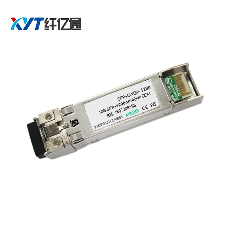 

Free Shipping 1470nm-1610nm 10G CWDM SFP+CWDM-XX-40KM CWDM SFP Plus Fiber Optic Mudule 40km LC