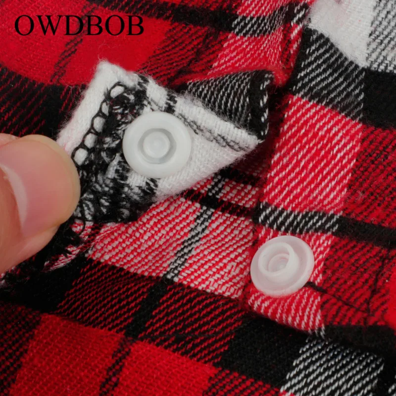 OWDBOB футболка для собак клетчатая Одежда пальто щенков сетчатые костюмы летняя