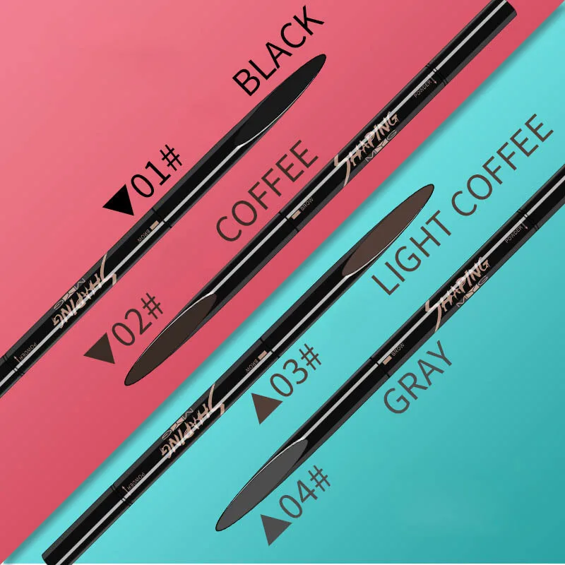 

Colour Makeup Double Head Eyebrow Pencil Waterproof Double Effect Thrush Powder Air Cushion Eyebrow Powder