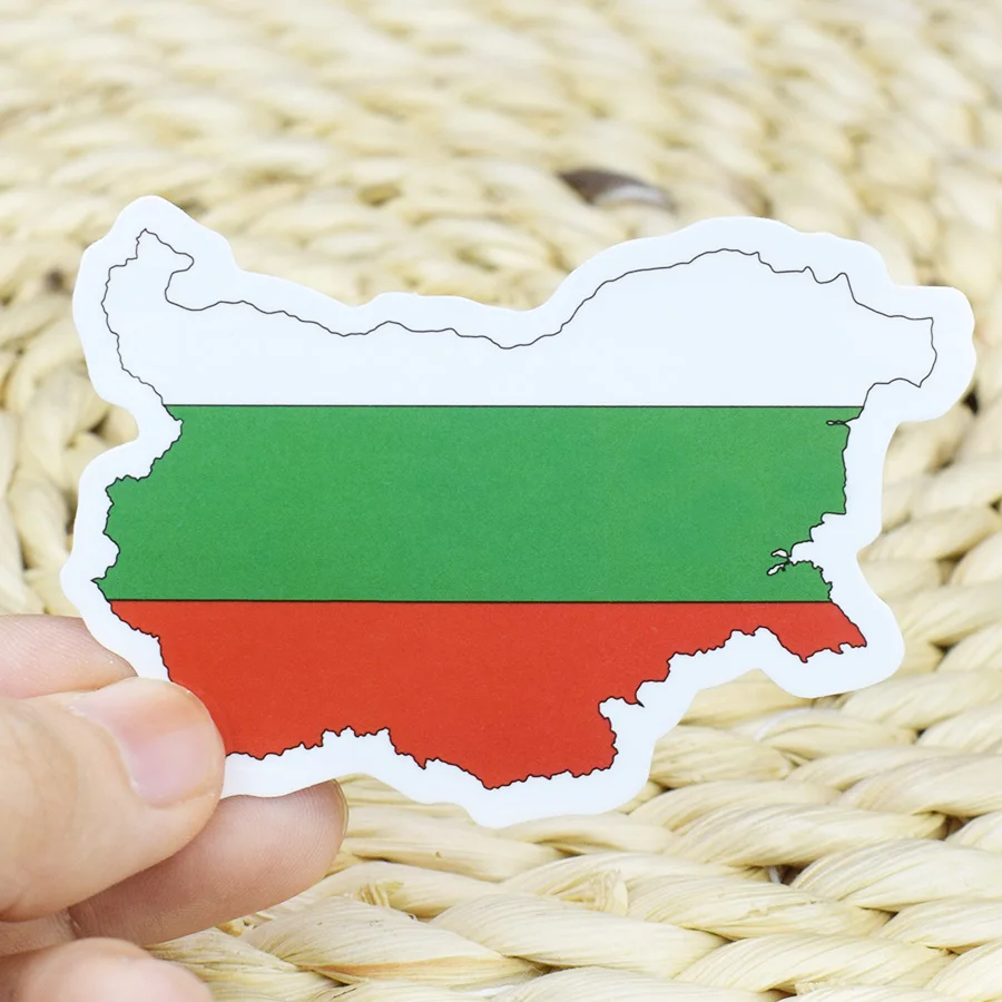 1 шт. наклейка с флагом в Болгарию игрушки для детей карта стран Путешествие