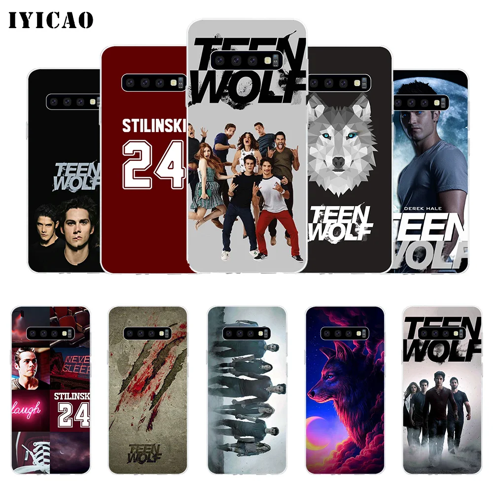 

IYICAO Teen Wolf TV play Soft Silicone Phone Case for Samsung Galaxy S10e S10 S9 S8 Plus S7 Edge TPU Cover