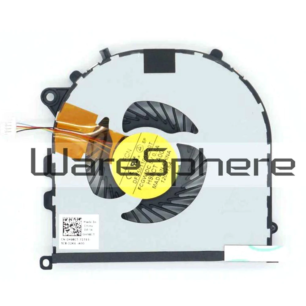 NEW Cooling Fan for Dell XPS 15 9530 Precision M3800 H98CT 0H98CT
