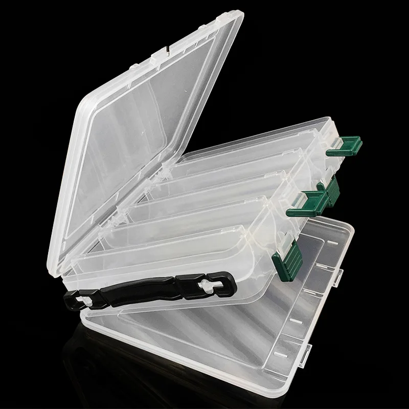 Double-Sided-12-Compartments-Fishing-Tackle-Tools-Box-Lure-Storage-Box-19-5-16-5-4