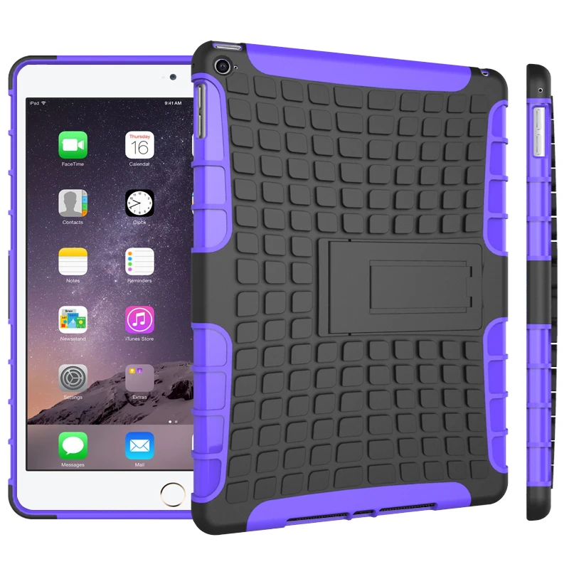 Чехол подставка из ТПУ и поликарбоната для iPad 9 7 2017 2018 A1822 A1823 A1893 A1954 дюйма|Чехлы