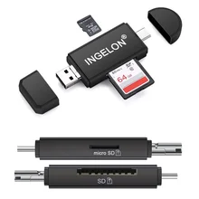 Ingelon Universal Cardreader USB C OTG TF SD Card Reader microsd MMC Android Computer Extension Adapter for Camera SD Reader
