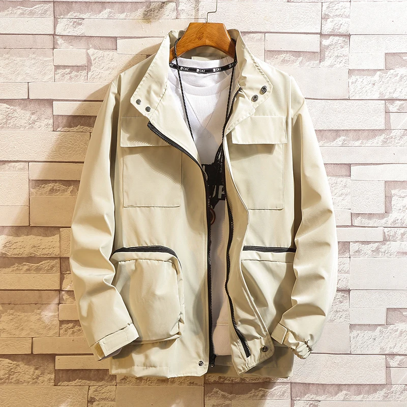 Men Jackets 2019 Men Streetwear Hip Hip Coats Jackets Mens Spring Tactical Military Jacket Jaqueta Masculina Bomber Jacket M-5XL