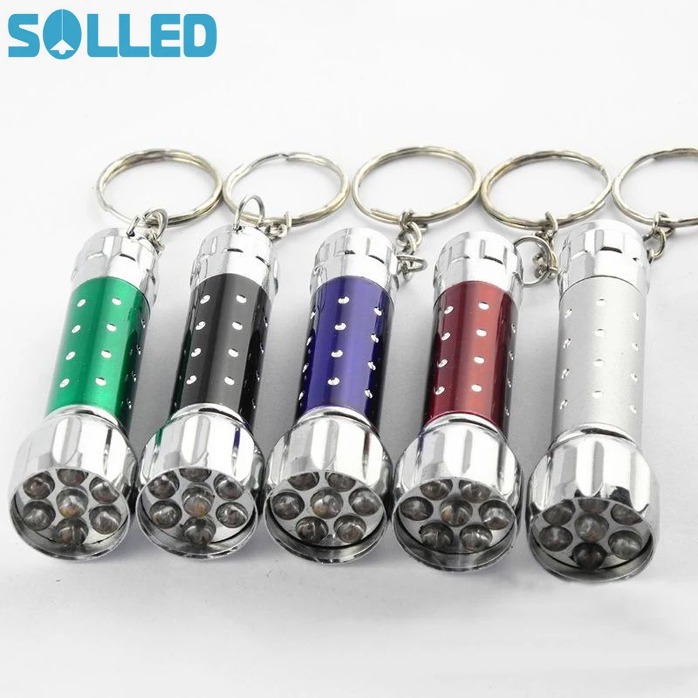 SOLLED Мини светодиодный фонарик фонарь с регулируемым зумом для фокусировки