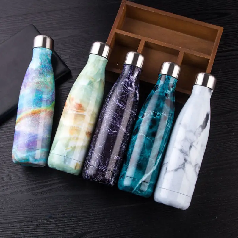 

500ml Vacuum Flask Stainless Steel Water Bottle Cup Doublelayer Insulated Thermo Hot/Cold