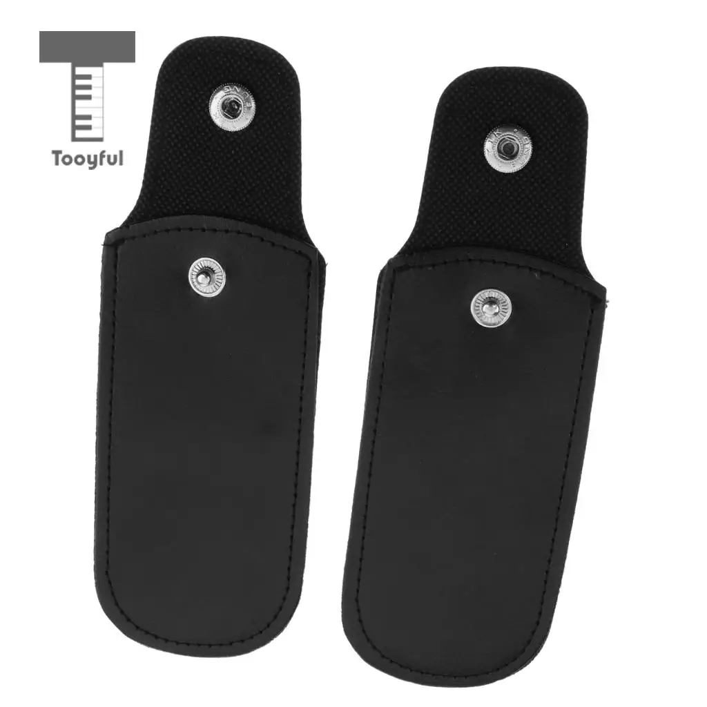 Tooyful 2 Pieces 10 Hole Harmonica Artificial Leather Cases for Harmonica Parts
