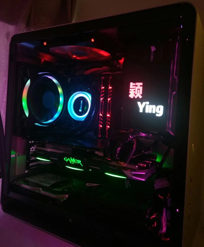 Светильник SSD, внутренний корпус, табличка, светильник Faith, плата для ROG msi EVEA, жесткий диск, блок питания, графическая декорация, карты