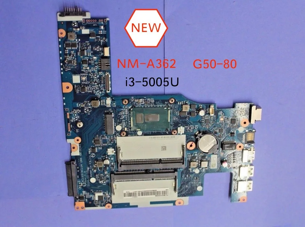 

Free Shipping NEW ACLU3 ACLU4 UMA NM-A362 Rev1.0 Mainboard For Lenovo G50-80 notebook Motherboard With i3-5005U CPU