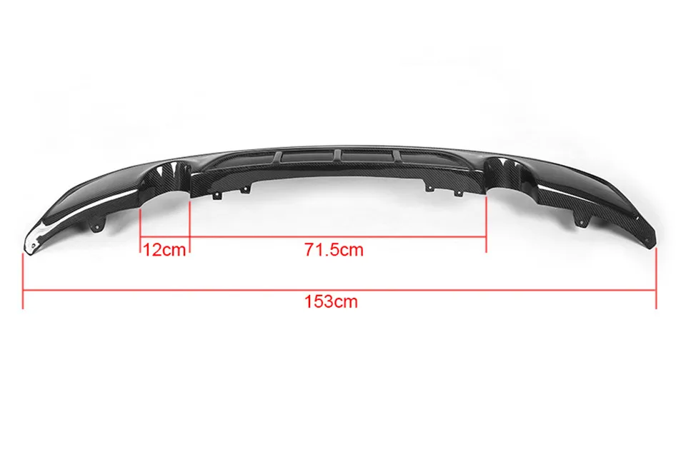 Задний бампер спойлер диффузор для BMW F22 M Sport Coupe только- трансформер 230i 235i 2 серии пластик, армированный волокном, углеродное волокно