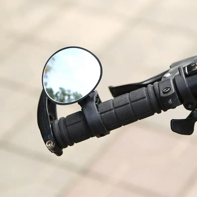 360 велосипед зеркала заднего вида для руля Велоспорт MTB Силиконовая ручка зеркало