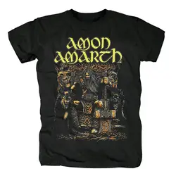 Bloodhoof Amon Amarth Heavy Metal Melodic Death Metalmen черный футболка Азиатский размер