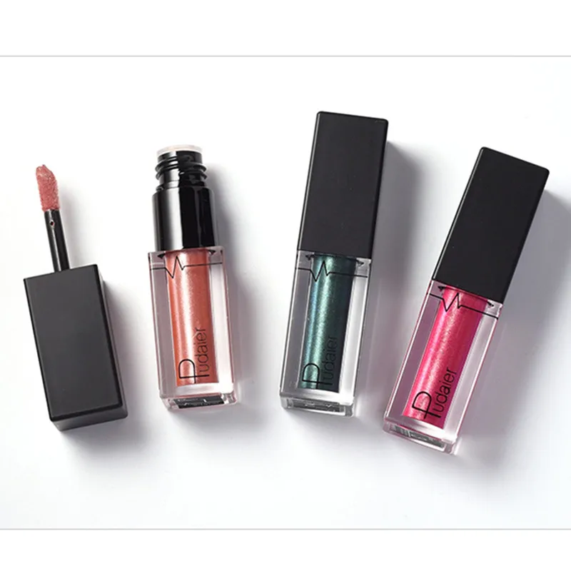 

Pudaier 24 Colors Optional Full Lock Color Lip Gloss Lips Beauty Cosmetics Velvet Metallic Glitter Liquid Matte Lipgloss