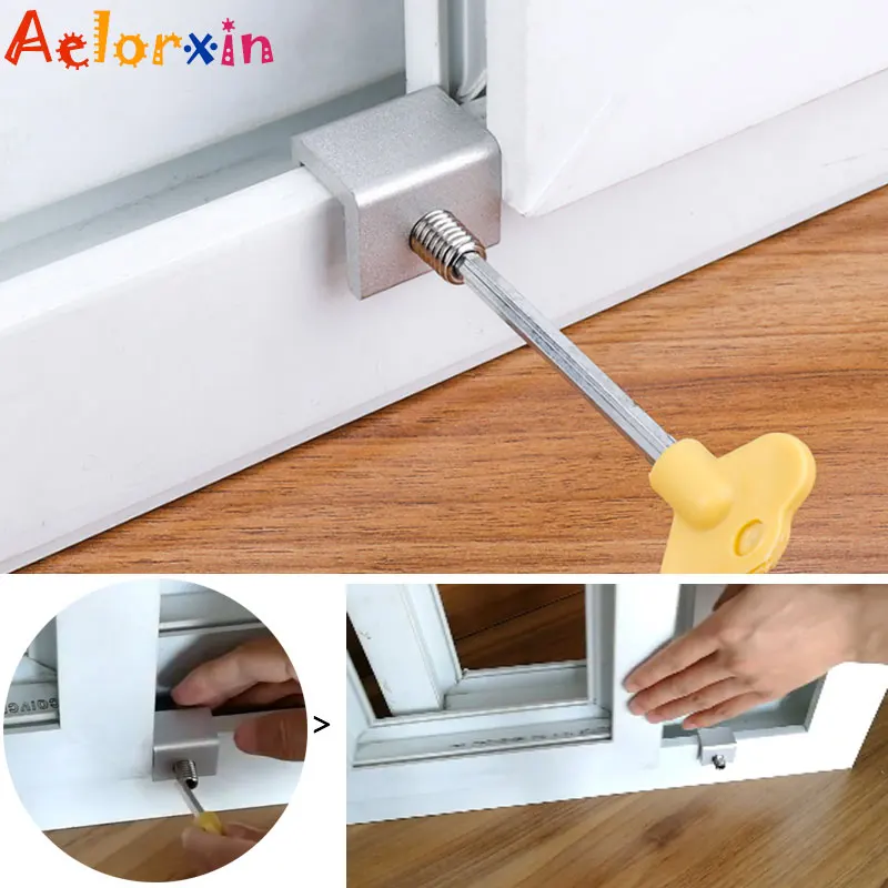 

Window Lock Child Baby Safety Metal Lock Window Stopper Protection For Children Window Restrictor Security Lock Child Protection
