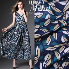 На заказ летняя цифровая струйная печать ткань сатин-стрейч нежный шелк мягкая скользкая одежда платье cheongsam ткань