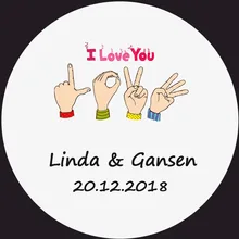 100 шт Оригинальная наклейка и индивидуальный логотип свадебный стикер s дизайн ваш собственный стикер s персонализированные наклейки Boda