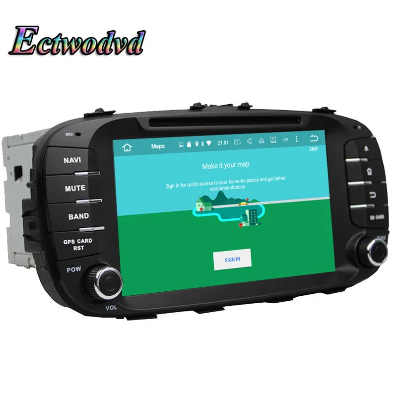 Ectwodvd Восьмиядерный 4G Android 8 0/четырехъядерный 1 Автомобильный мультимедийный dvd