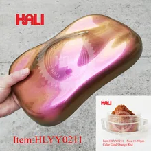 Хамелеон пигмент duoхром зеркальный порошковый хромированный пигмент Единорог пудра хамелеон ногтей пыль цвет мелкие блестки для ногтей "хром" HLYY0211