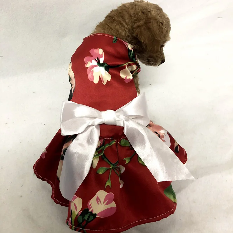 

Pet Dog Skirt Dress Princess Clothes Wedding Dresses For Dog Small Medium Dogs Pet Accessories S - XXL