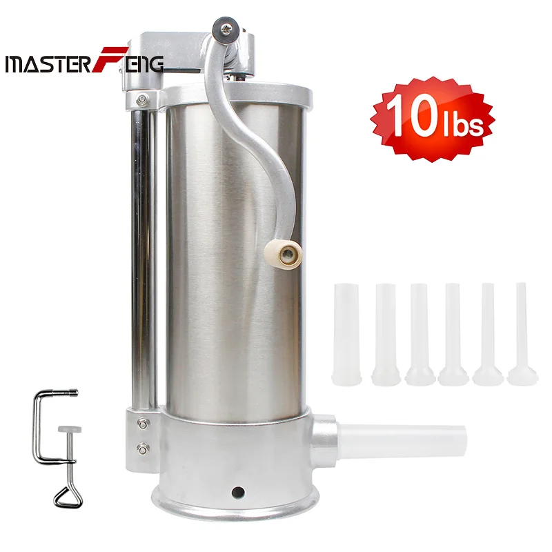 10LBS Vertical Sausage stuffers Hand operated Sausage filler machine