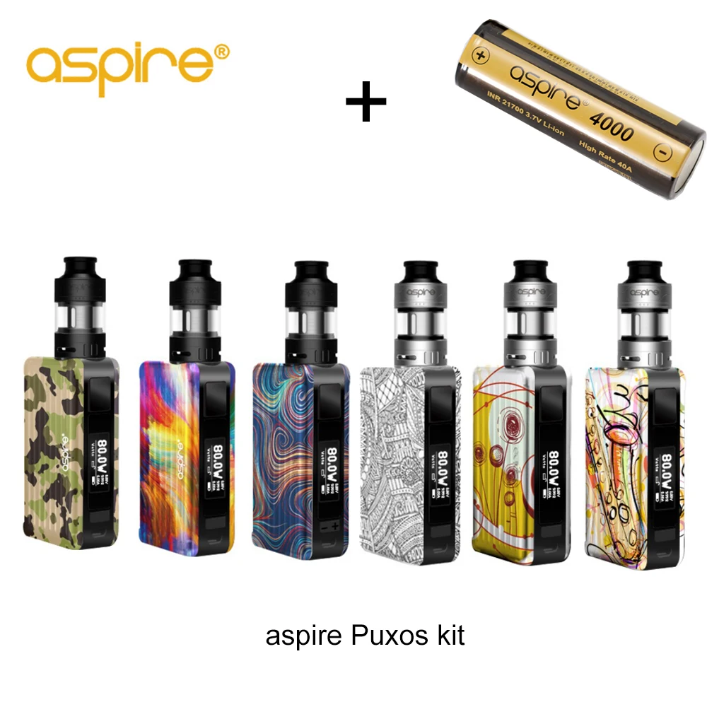 

Original Aspire Puxos Vape Kit 3ml Capacity cleito pro tank with 21700 Battery included Vaporizador E Cigarette kit