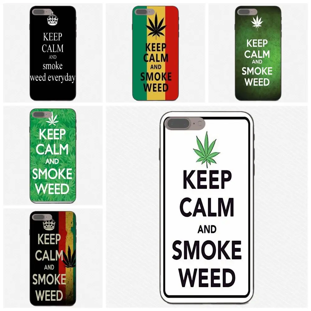 Мягкий чехол для телефона Tumblr Keep Calm Smoke Weed Huawei Honor Enjoy Mate Note 6s 8 9 10 20 Lite Play Pro P
