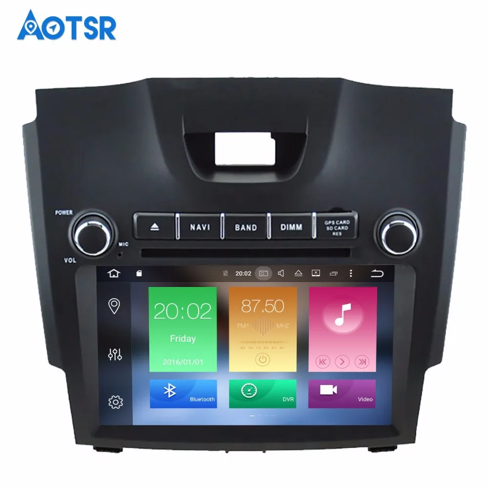 Best Android 8.1 Car GPS Navigation Car DVD player For Chevrolet S10 ISUZU D-MAX head unit radio tape recorder multimedia player IPS 4