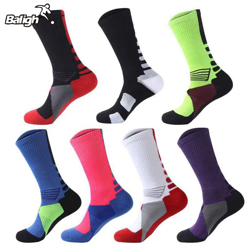 

Men Women Boy Long Socks Warm Football Socks Basketball Sports Anti Slip Cycling Climbing Running Socks