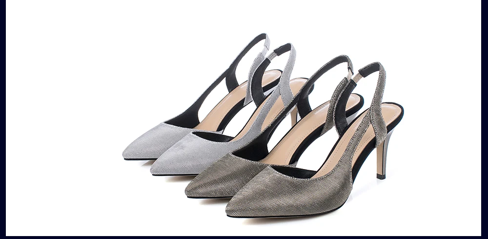 SOPHITINA/Новые модные сандалии на высоком каблуке 7,5см; Повседневная обувь с закрытым мысом и открытой пяткой, фиксируется на ноге резиной и ремешком. Женские босоножки выполнены из специальным модным текстилем.SO21